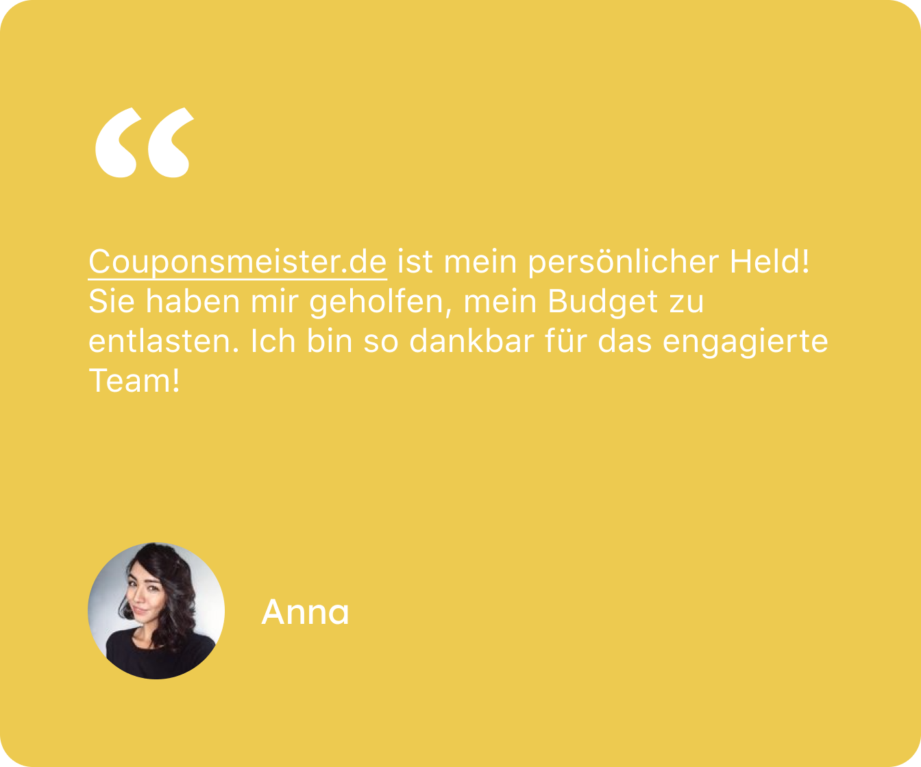 couponary.org ist mein persönlicher Held! Sie haben mir geholfen, mein Budget zu entlasten. Ich bin so dankbar für das engagierte Team!